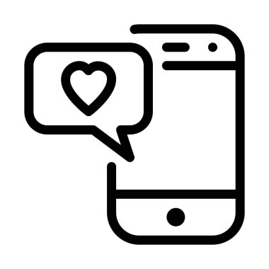 Aşk ileti teslim vektör çizim