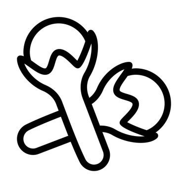 Kuru bakla karanfil işareti vektör çizim