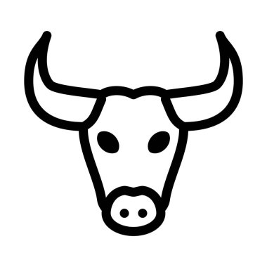 Toros astrolojik işaret, vektör tasarımı