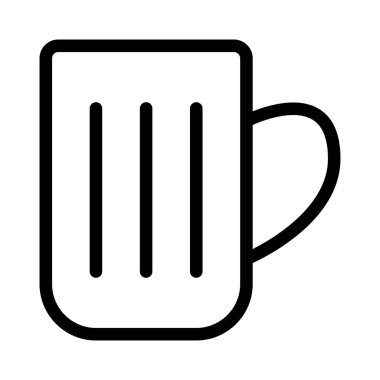 bira bardağı basit vektör çizim