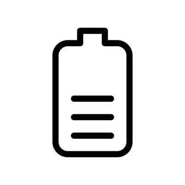 Orta pil gösterimi, basit vektör çizim