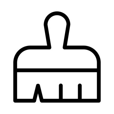 Boya Fırçası aracı basit vektör illüstrasyon işareti