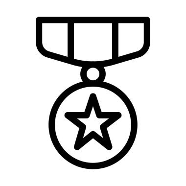 Ordu altın madalya simge vektör çizim