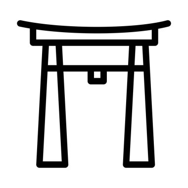 Çince Geleneksel geçit, basit vektör çizim