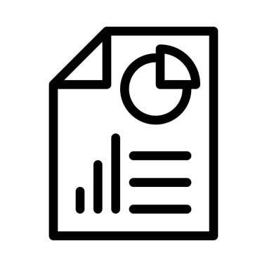 Sunu dosya biçimi basit hat illüstrasyon