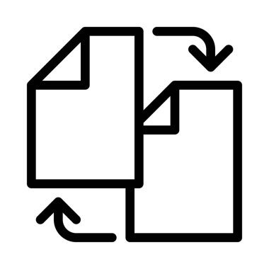 Belge dosyaları, basit vektör çizim Eşitle