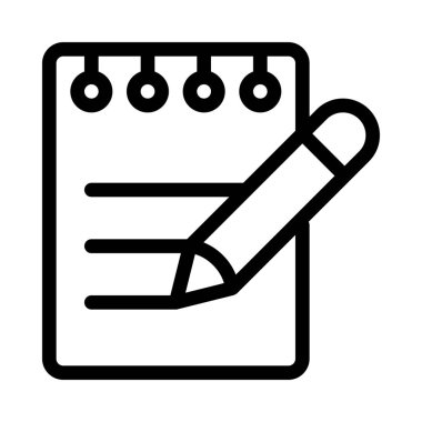 İçerik Not basit hat illüstrasyon Düzenle