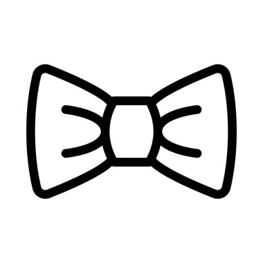 Papyon boyunbağı, basit hat illüstrasyon