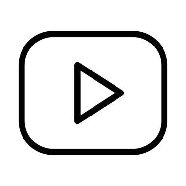 Tırnak düğmesi basit hat illüstrasyon oynamak