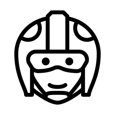 Asi Pilot kask, vektör tasarımı