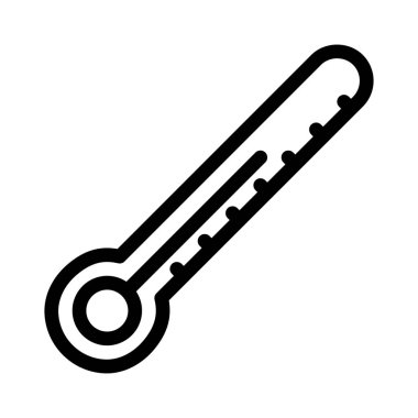 Termometre sıcaklık ölçer, vektör tasarımı