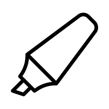 Marker veya vurgu simge vektör çizim