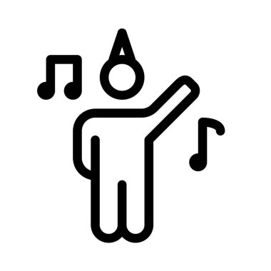 doğum günü partisi vektör illüstrasyonu