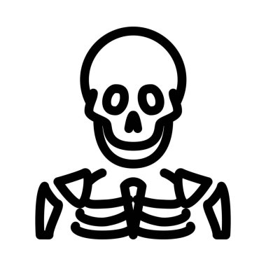 İnsan iskelet kemikleri, vektör tasarımı