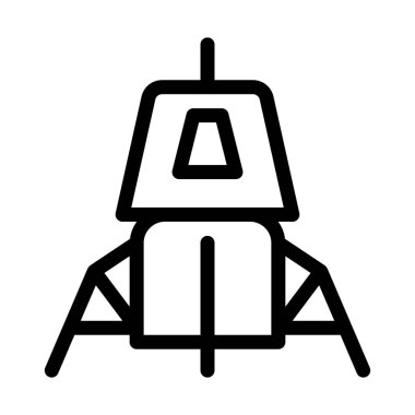 Uzay gemisi uzay açılış, vektör tasarımı