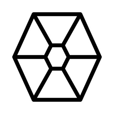 Ayrılıkçılar parti sembol basit hat illüstrasyon