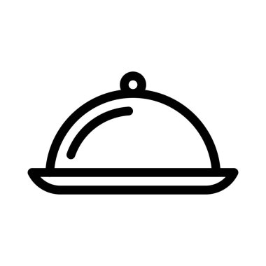 Cloche simgesi, basit hat illüstrasyon