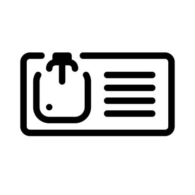 Mutfak lavabo simgesi, basit hat illüstrasyon