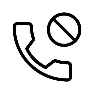 Blok veya reddetmek arayın, basit vektör çizim