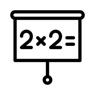 Dijital öğrenme tanıtımı basit vektör illüstrasyon işareti