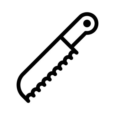 bıçak basit vektör illüstrasyon işareti ekmek