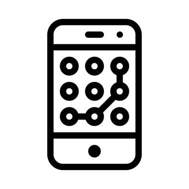 Güvenlik ve kilit işareti vektör çizim