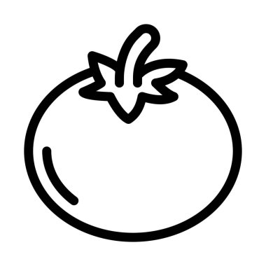 Taze Ripe domates işareti illüstrasyon vektör