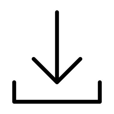 İşaret ok, basit vektör çizim indir