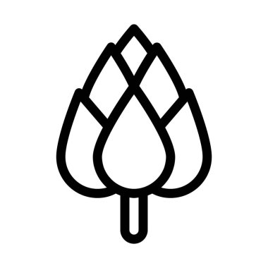 Küre enginar meyve vektör çizim