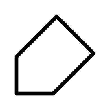 Güney Batı işareti, basit vektör çizim