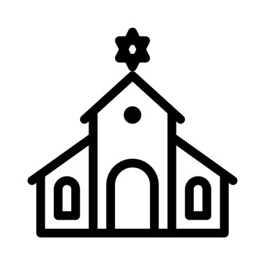 Kilise, basit vektör çizim