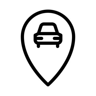 Yerel Park Tabela simgesi vektör çizimi