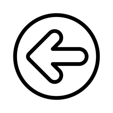 Önceki gezinti düğmesi, basit vektör çizim