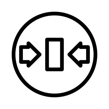 Pack kadar basit vektör illüstrasyon işareti