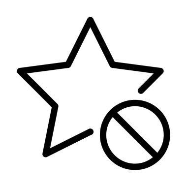 Simge vektör çizim Star Rating görevden   