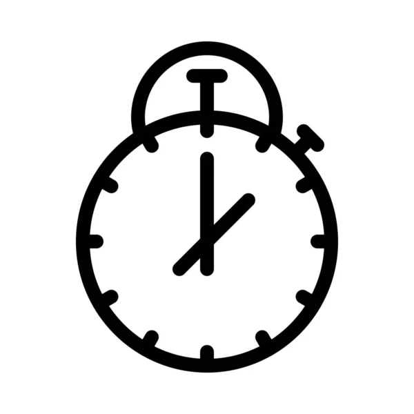 Table Alarm Clock Icon Vector Illustration — Stock Vector