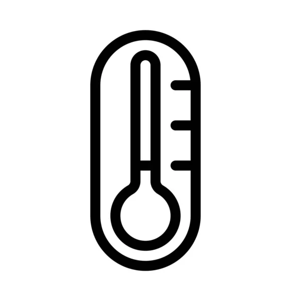 Thermometer Symbol Vektordesign — Stockvektor