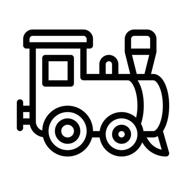 Іграшковий Поїзд Двигун Векторний Дизайн — стоковий вектор