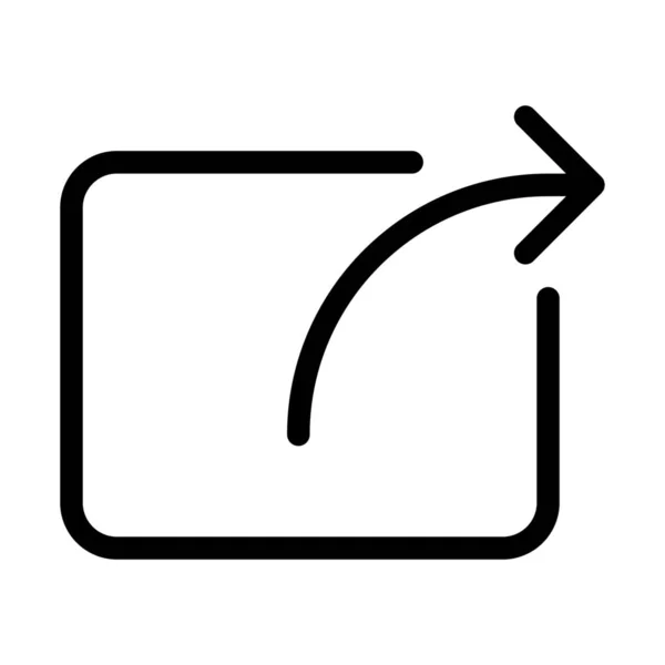导出符号箭头 简单的矢量插图 — 图库矢量图片
