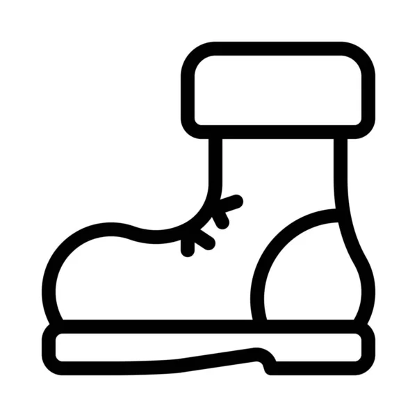 Snow Boot Vector Design — Stock Vector