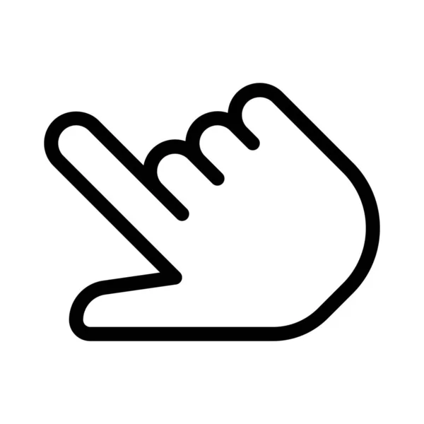 Zoom Gesture Control Icon Vector Illustration — 스톡 벡터