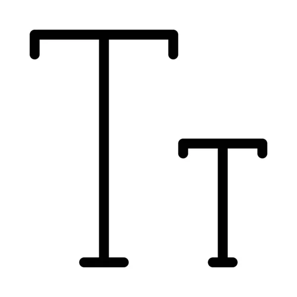 Вариант Размера Текста Векторный Дизайн — стоковый вектор