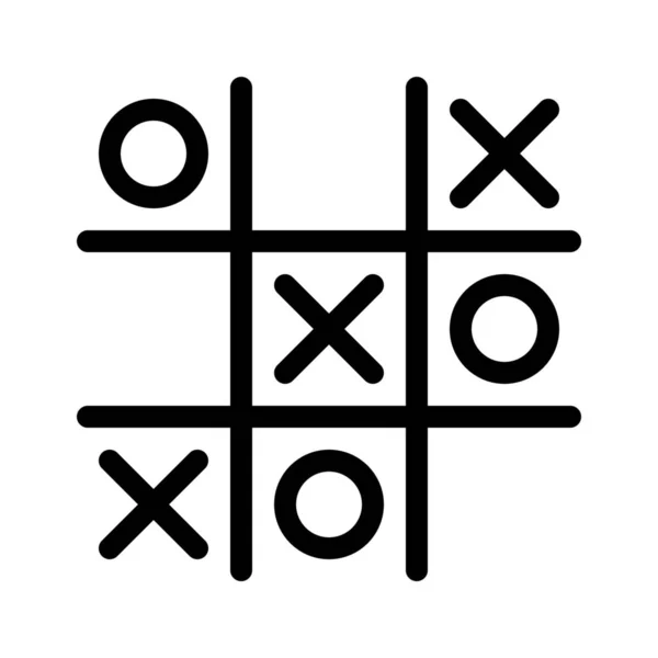 Tic Tac Toe Diseño Vectores — Vector de stock