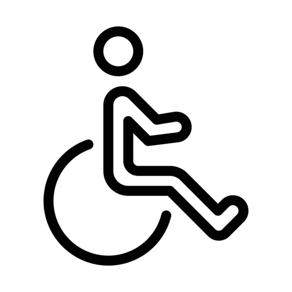 Simbolo Disabilità Handicap — Vettoriale Stock