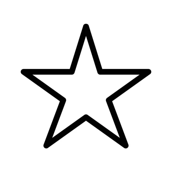 Stjärna Spindelväv Ikonen Vektor Design — Stock vektor