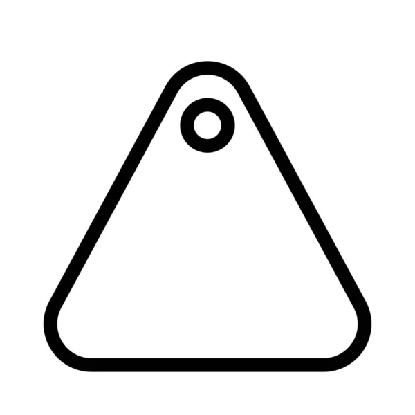 Forme Triangle Avec Trou — Image vectorielle