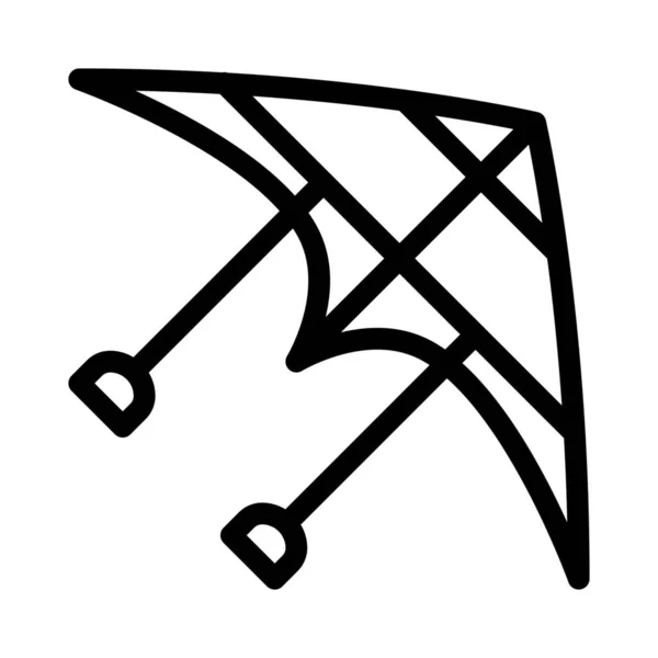 垂挂滑翔机 简单的向量例证 — 图库矢量图片