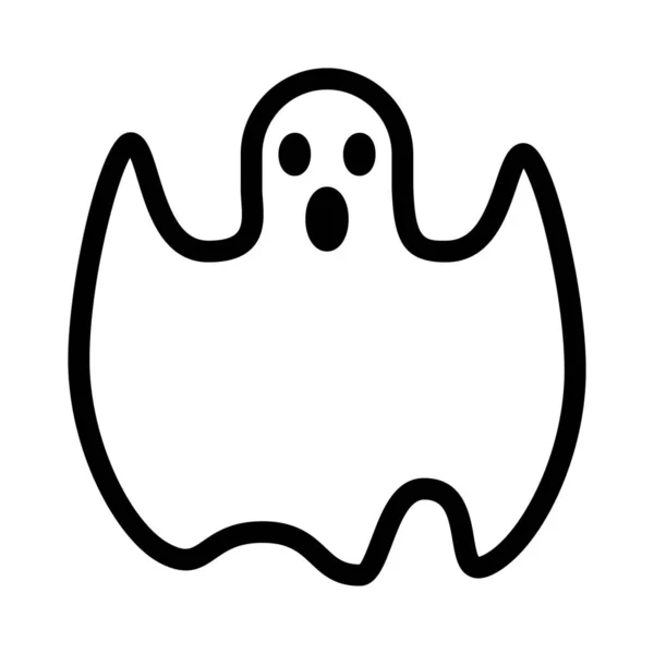 Icono Fantasma Vector Ilustración — Vector de stock