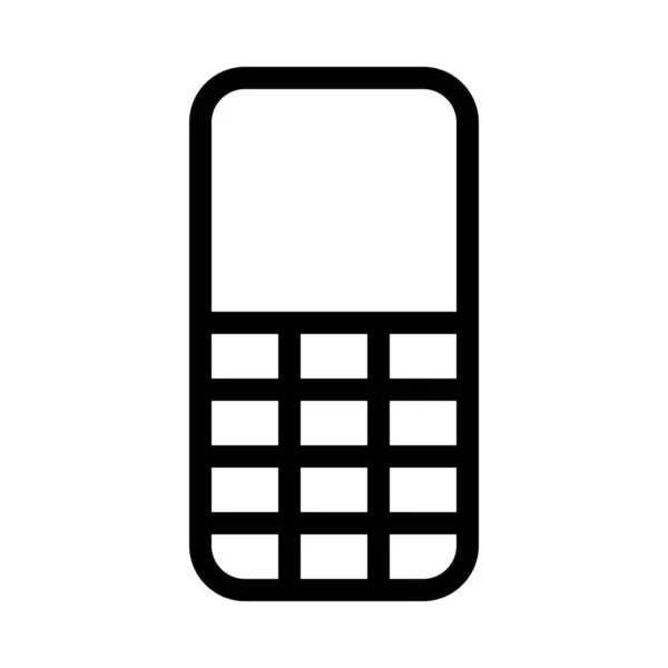 携帯電話 シンプルなベクター イラスト — ストックベクタ