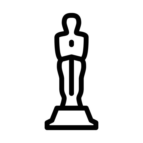 Film Achievement Award Simple Vecteur Illustration Signe — Image vectorielle